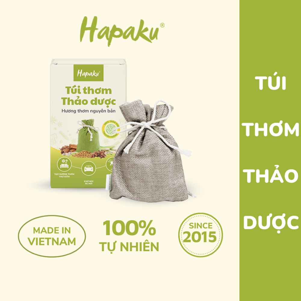 Túi Thơm Thảo Dược Hapaku Khử Khuẩn, Khử Mùi, Giảm Căng Thẳng