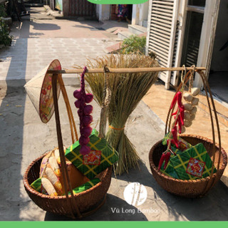 (Combo siêu hời ) Quang gánh trang trí chợ quê siêu đẹp