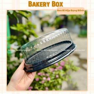 100 Hộp Oval Đế Đen F70-VN Đựng Flan Cheese, Bánh Mì Hoa Cúc, Bánh Bò Thốt Nốt