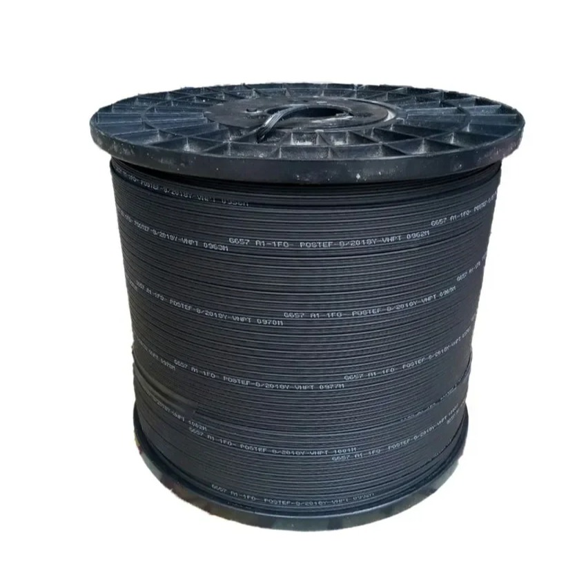 Cáp bọc chặt 1fo 2 sợi thép buộc sầu riêng, làm giàn cuộn 1km nguyên thùng date 2025 giá tốt