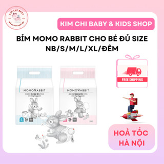 [KÈM QUÀ] Bỉm Momo Rabbit Hàn Quốc đủ size NB/S/M/L/XL/Đêm