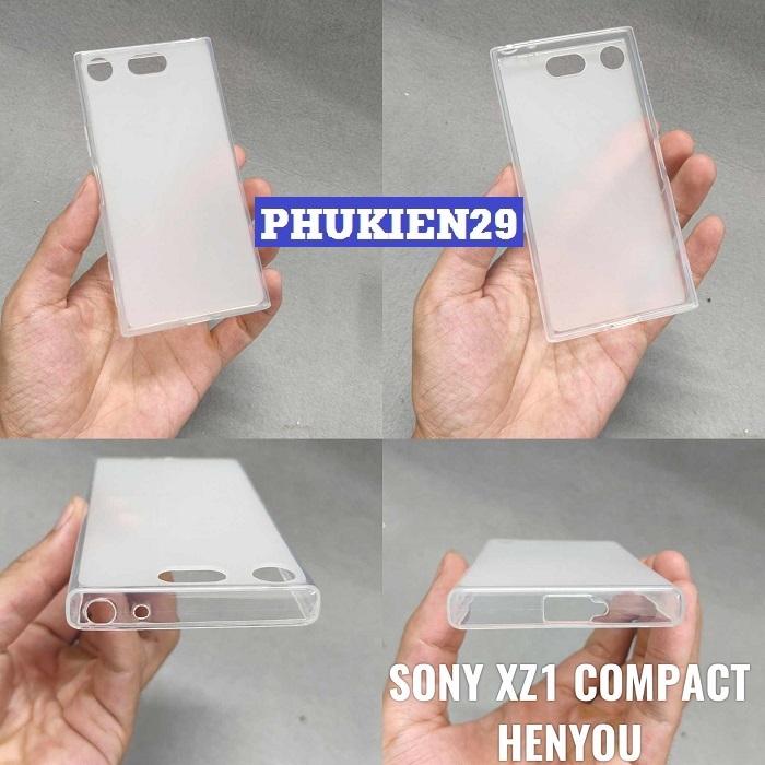 [Sony Xperia XZ1/ XZ1 Compact] Ốp lưng silicon dẻo cao cấp Henyou