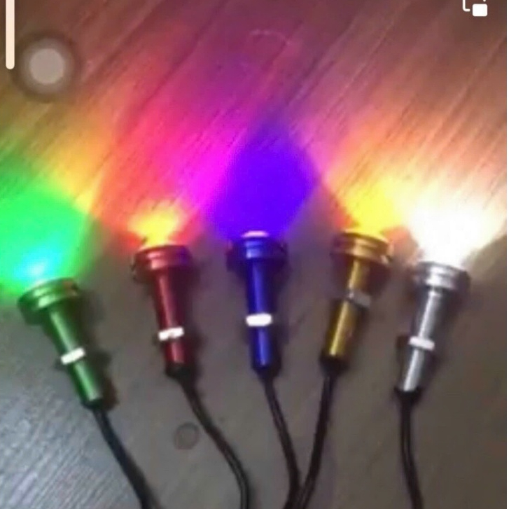 Đèn chớp mắt mèo 2 chế độ. Chớp bi cúc áo trang trí ô tô, xe máy điện 12V/24V