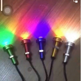 Đèn chớp mắt mèo 2 chế độ. Chớp bi cúc áo trang trí ô tô, xe máy điện 12V/24V