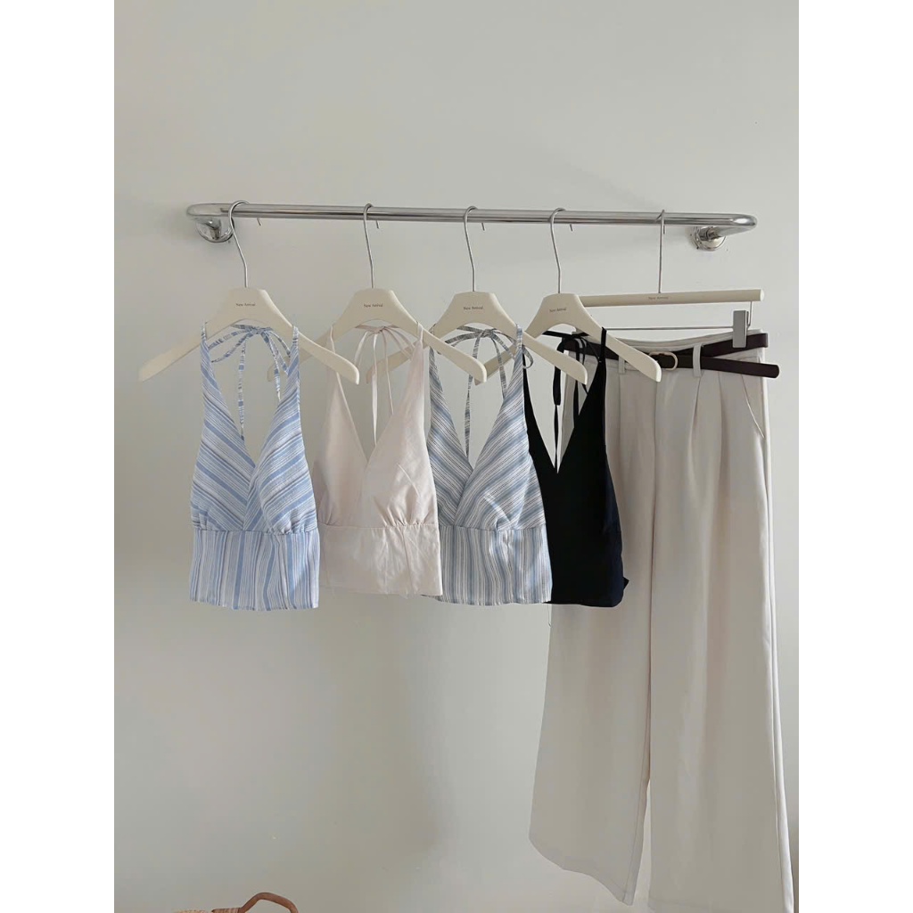 Áo yếm croptop cổ buộc dây xixeoshop - A34 | BigBuy360 - bigbuy360.vn