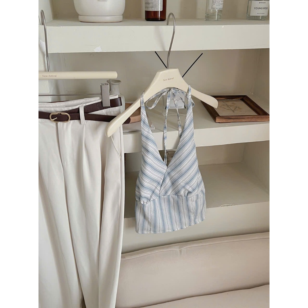 Áo yếm croptop cổ buộc dây xixeoshop - A34 | BigBuy360 - bigbuy360.vn