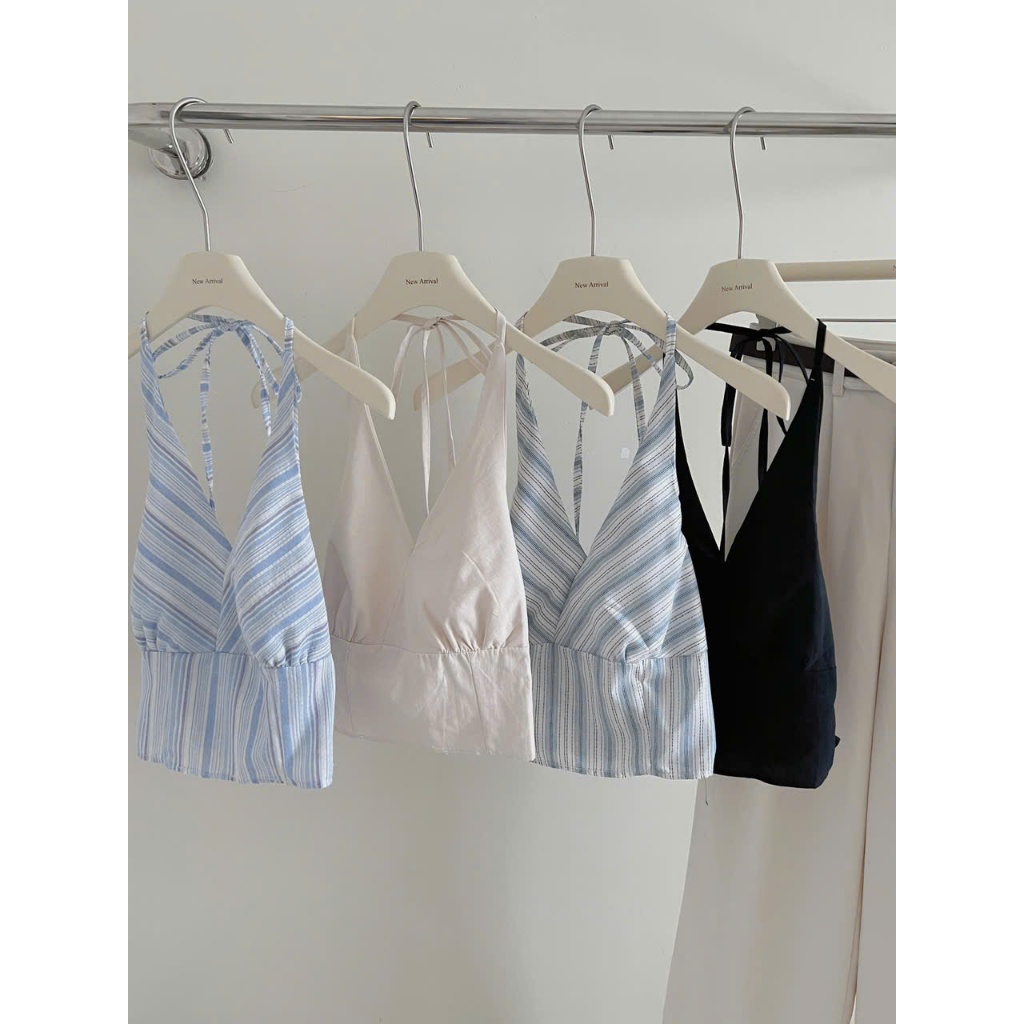 Áo yếm croptop cổ buộc dây xixeoshop - A34 | BigBuy360 - bigbuy360.vn