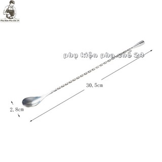 Thìa Bar Spoon Giọt Nước Inox 304