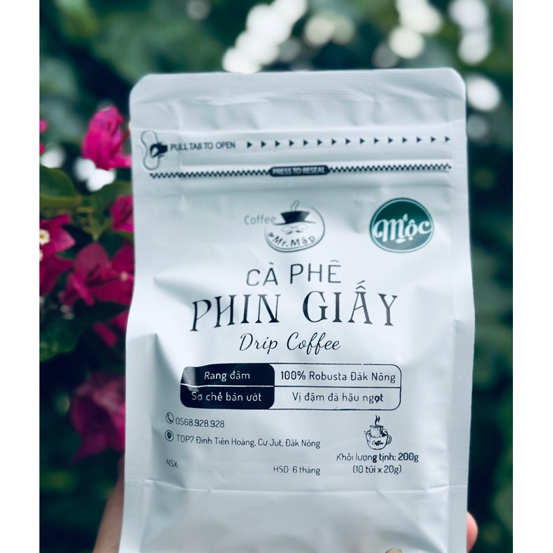 cà phê phin giấy  Coffee MR.Mập