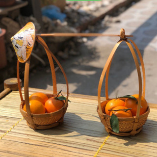 Quang gánh tre mini (tặng kèm nón vẽ ) trang trí decor cực xinh