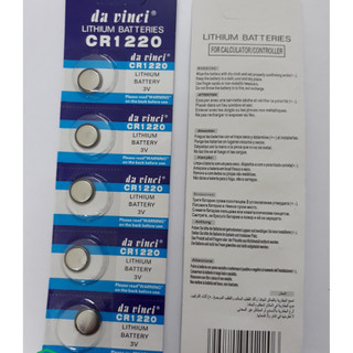 VỈ 5 PIN CÚC ÁO LITHIUM CR1220
