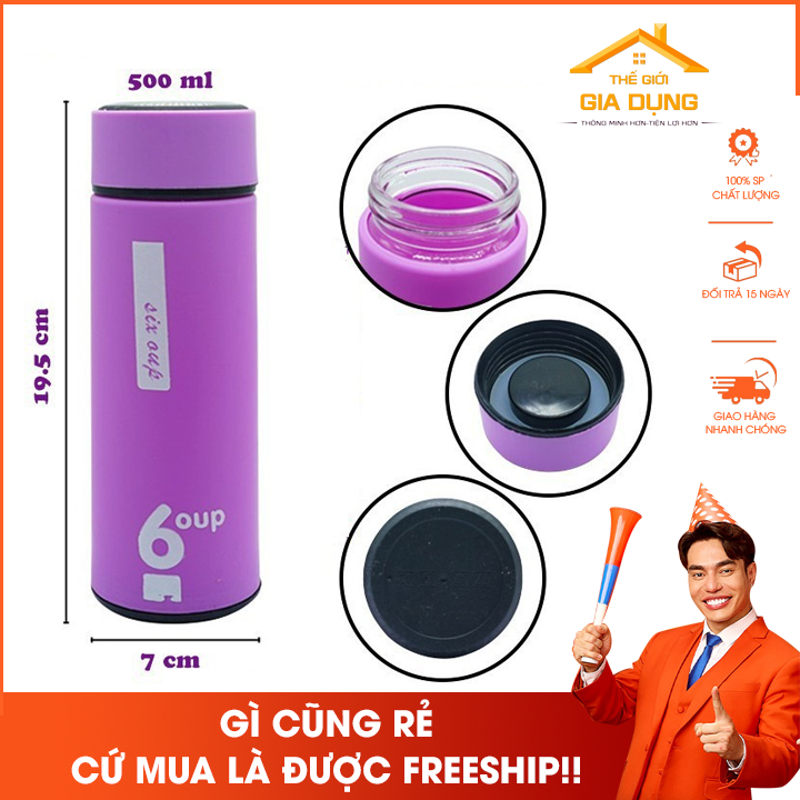 Bình giữ nhiệt 6 up tay cầm