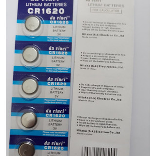 VỈ 5 PIN CÚC ÁO LITHIUM CR1620