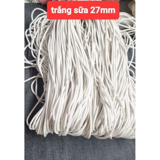 5m dây thun tròn có lõi,  và dây thun dep,làm  dây cột tóc handmade