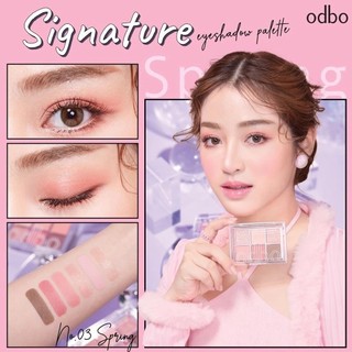 [Thailand] Bảng Phấn Mắt Odbo Signature Eyeshadow Palette 6 Gam Màu Đẹp Bám Lâu Dễ Phối Od276