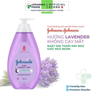 Sữa Tắm Gội Cho Bé Johnson Baby Bedtime Hương Lavender Dịu Nhẹ Thư Giãn