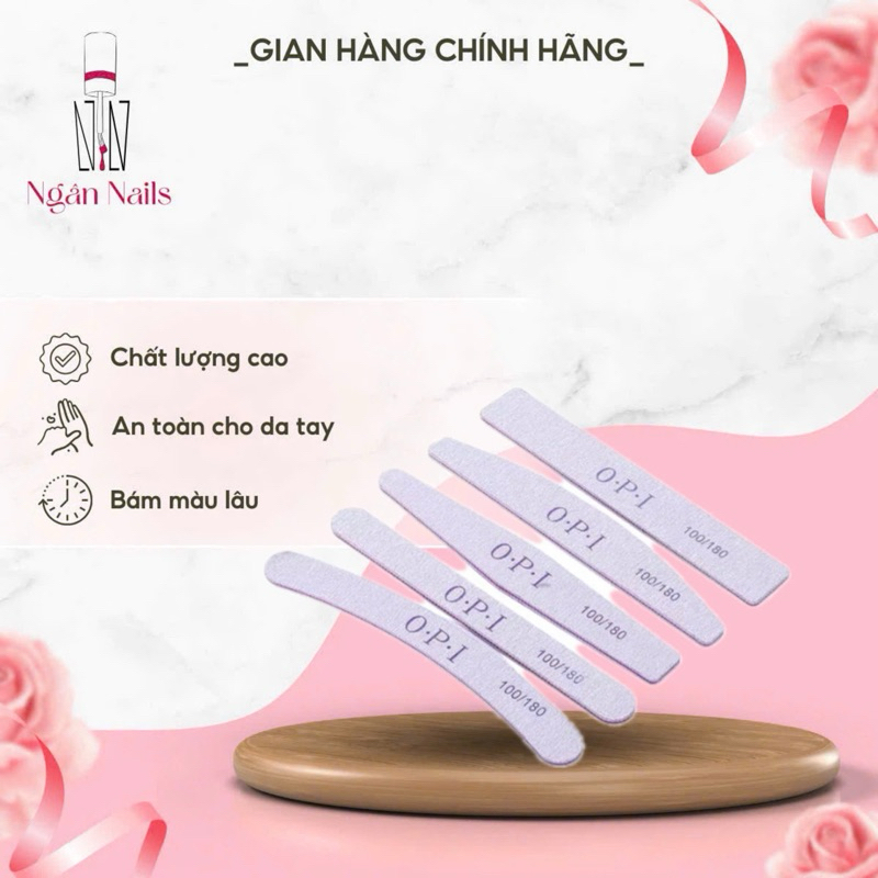 Dũa OPI mài móng 100/180 chính hãng