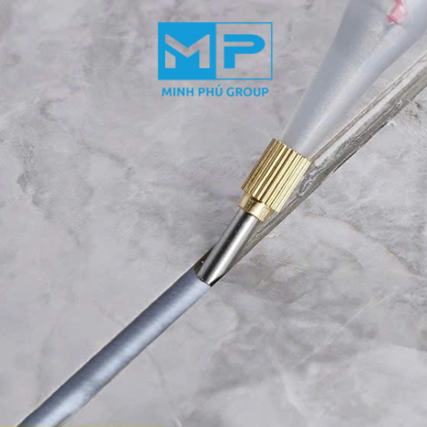 Đầu bơm keo tiết kiệm keo, keo chít mạch 2 thành phần 7N7, Saveto, bơm keo đều,Chuẩn Kĩ Thuật