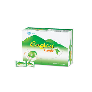 Kẹo ngậm EUGICA CANDY [Hộp 100 viên] Mega We care