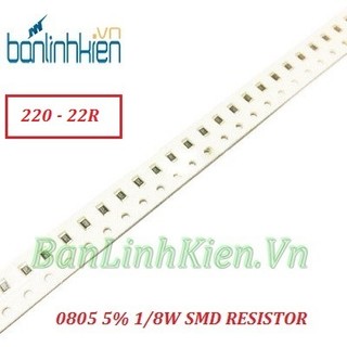 Trở 0805 5% 0- 100R (50c)