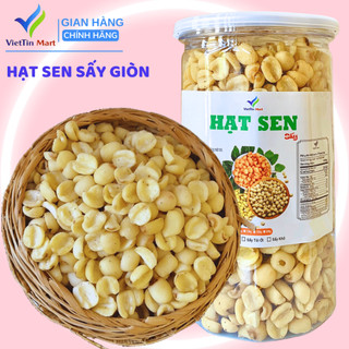  Hạt Sen Sấy Giòn Vỡ Đôi Viettin Mart 400g 
