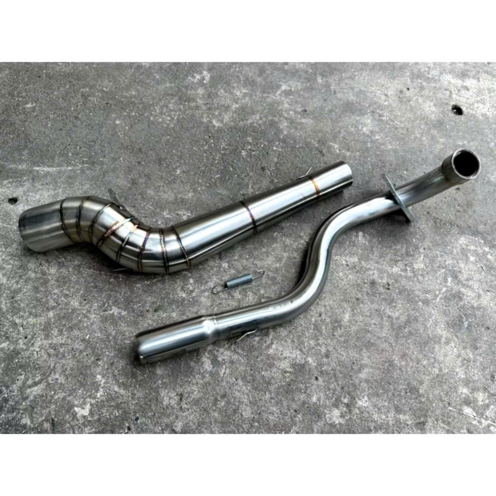 Cổ pô 2 khúc gắn Wave S110, Wave RSX110, Blade 110