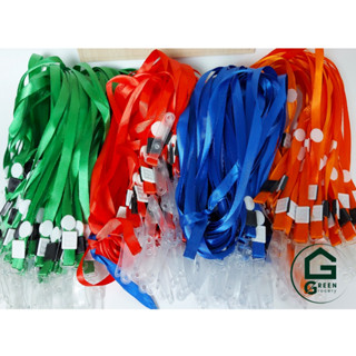 100 dây đeo thẻ nhân viên, dây đeo thẻ học sinh sinh viên móc nhựa nhiều màu rẻ nhất