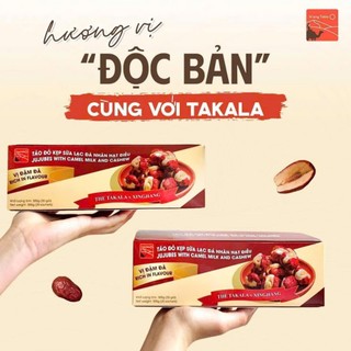  Kẹo Sữa Táo đỏ Takla kẹp sữa lạc đà và nhân hạt điều dễ ăn thơm ngon bổ dưỡng sức khỏe 
