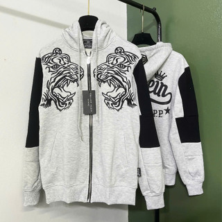  Áo Khoác Hoodie Nam Philipp Plein Thêu Hổ Ngực Áo Siêu Nét - Áo Khoác Hoodie Nam Nữ Philipp Plein Cao Cấp 