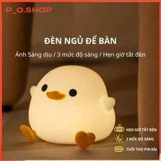  【Rẻ Đèn ngủ để bàn cảm ứng tích điện đèn led decor phòng ngủ cute silicon mềm kiểu dáng dễ thương trang trí bàn học 