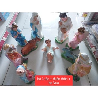  Bộ tượng Chúa Giáng Sinh làm hang đá Noel 2025 