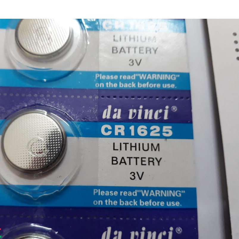 VỈ 05 PIN CÚC ÁO LITHIUM CR1625