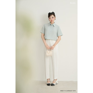  Quần tây nữ Baggy ống ôm lưng cao thiết kế dáng công sở thời trang Baggy QBF109 QBF110 