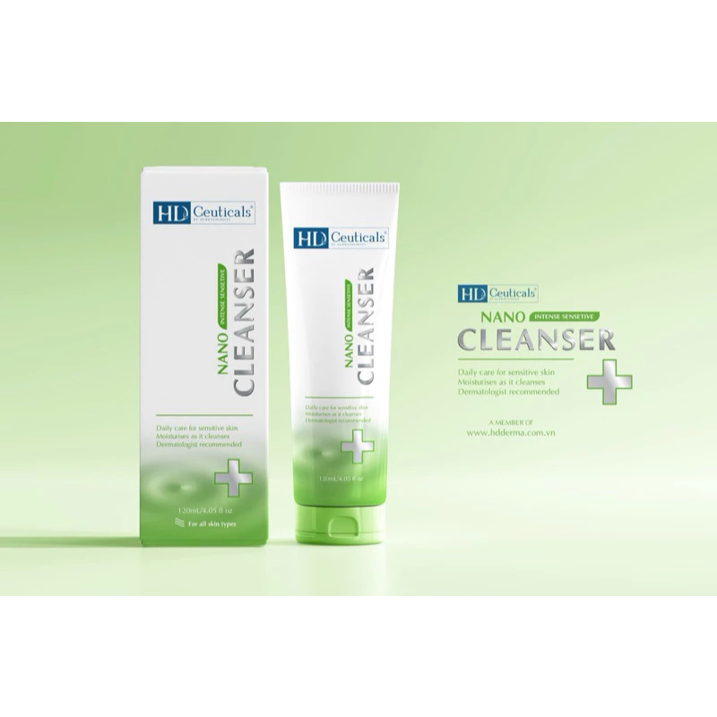 💗 HD DERMA HD CEUTICALS NANO CLINIC NANO CLEANSER – SỮA RỬA MẶT KHÔNG BỌT DÀNH CHO MỌI LOẠI DA, DA M