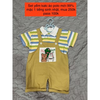 Thanh lý quần áo bé trai set quần áo