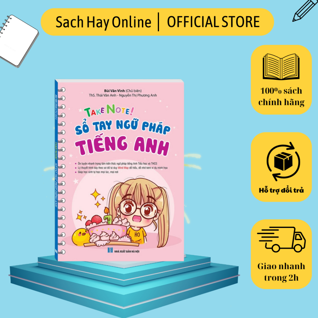 Sách - TAKE NOTE ! Sổ tay ngữ pháp tiếng anh (mềm)