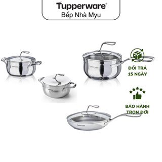 Tupperware Bộ Nồi Chảo Mastro Đáy 5 Lớp Thép Không Gỉ - Sử Dụng Mọi Loại Bếp