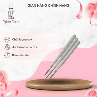 Bộ 3 cây cọ nét vẽ móng- vẽ trang trí móng. 3 size khác nhau