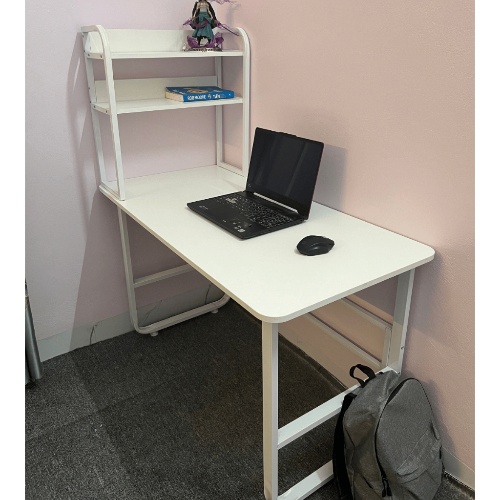 Bàn làm việc, Bàn học tập chân U cong (6) sơn tĩnh điện, Mặt MDF 15mm, chịu tải 250kg. | BigBuy360 - bigbuy360.vn