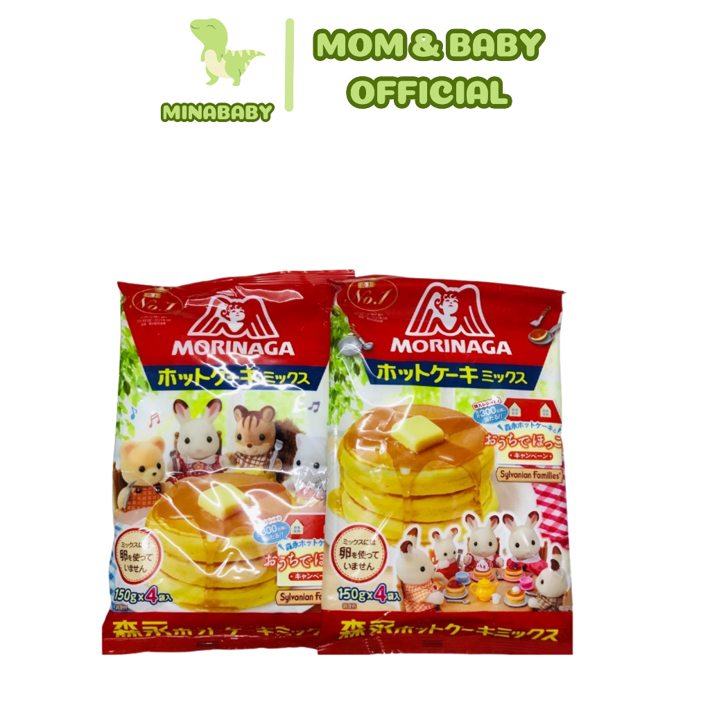 Bột làm bánh cho bé ăn dặm Hotcake Pancake Morinaga 600G nội địa Nhật, Bột làm bánh Pancake cho bé