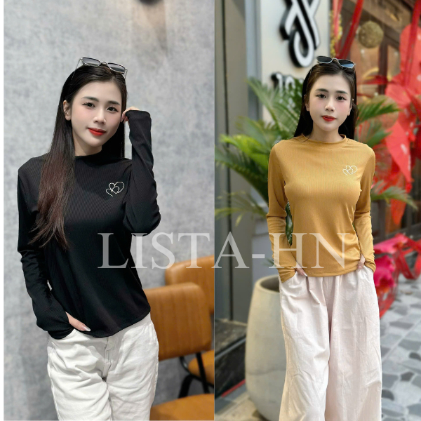 Áo dài tay xỏ ngón - Lista chất liệu tăm hàn ,phù hợp bốn mùa đi chơi ,đi du lịch ,ở nhà .sản phẩm có size từ 38 -78kg | BigBuy360 - bigbuy360.vn