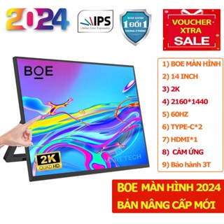 [Tặng bao da bảo vệ] BOE Màn hình di động Cảm Ứng IPS FHD/2.5K, 60hz-144hz Type C /HDMI