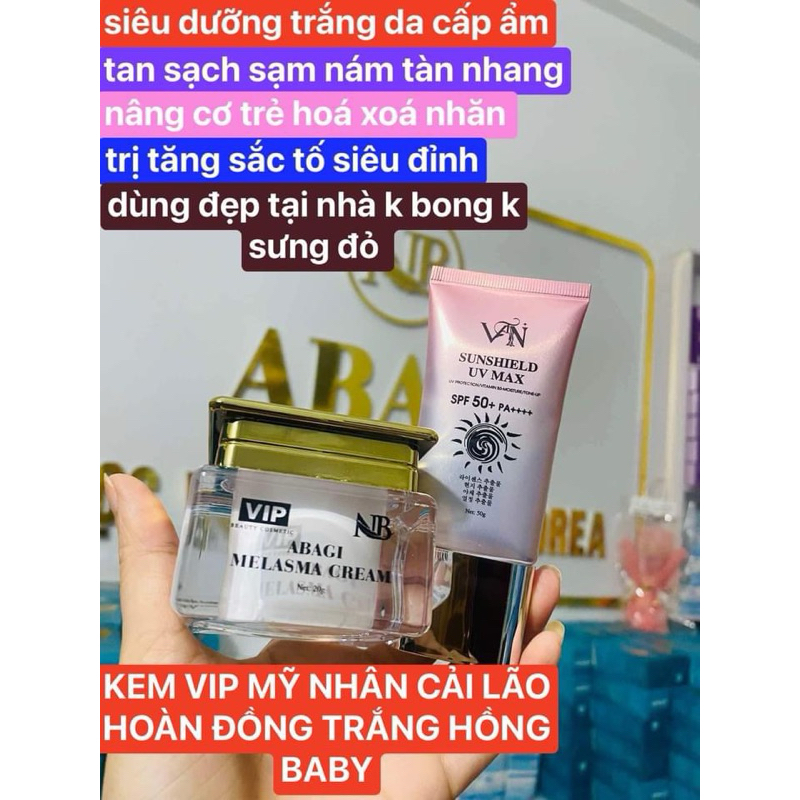 Kem tan nám Vip mỹ nhân ABAGI MELASMA CREAM