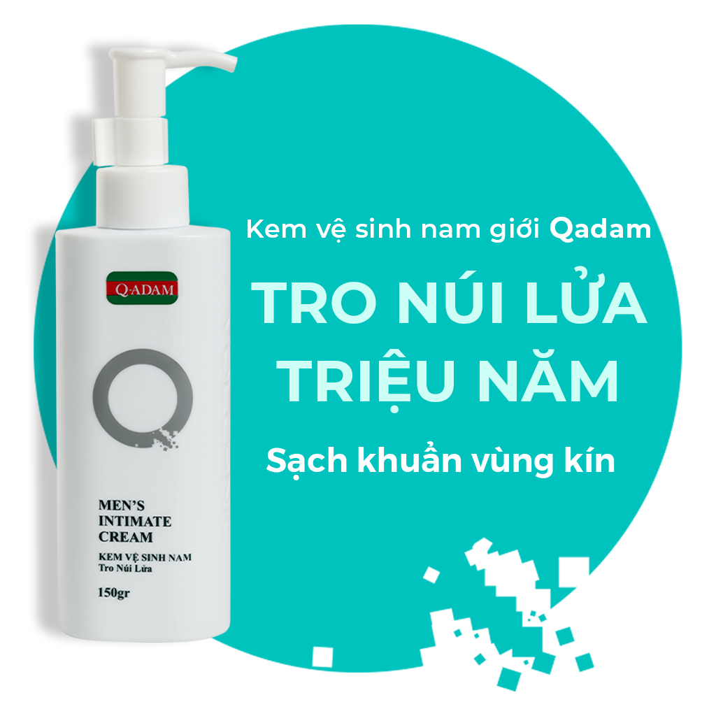 Kem vệ sinh nam giới Qadam, vệ sinh nam dạng kem hương thơm mát sạch khuẩn 150gr