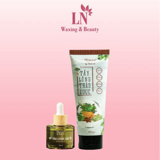 Combo Tẩy Lông vùng kín (bikini),nách Mỡ Trăn Ngọc Lan Tây Nstore và Kem Tẩy Lông Thảo Dược