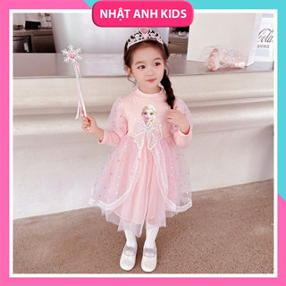   SIÊU XỊN  Váy Công Chúa Elsa ĐÁNG YÊU cho bé gái váy mùa đông dày mềm mịn hàng Quảng Châu Cao Cấp 