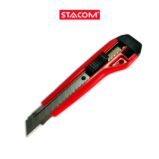 [Trợ giá] Dao rọc giấy lớn | Kèm 01 lưỡi, KT 0.5*18*90mm' nhựa ABS | Stacom E102
