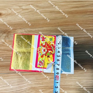 {1 xấp} Giấy cúng vàng bạc 2 đầu lớn bạc lớn