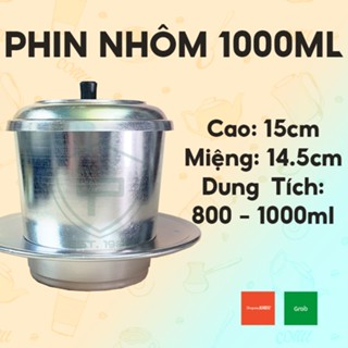 Phin Cà Phê Nhôm Khổng Lồ Dùng Bán Quán 1000ml- Chất Lượng, Bền