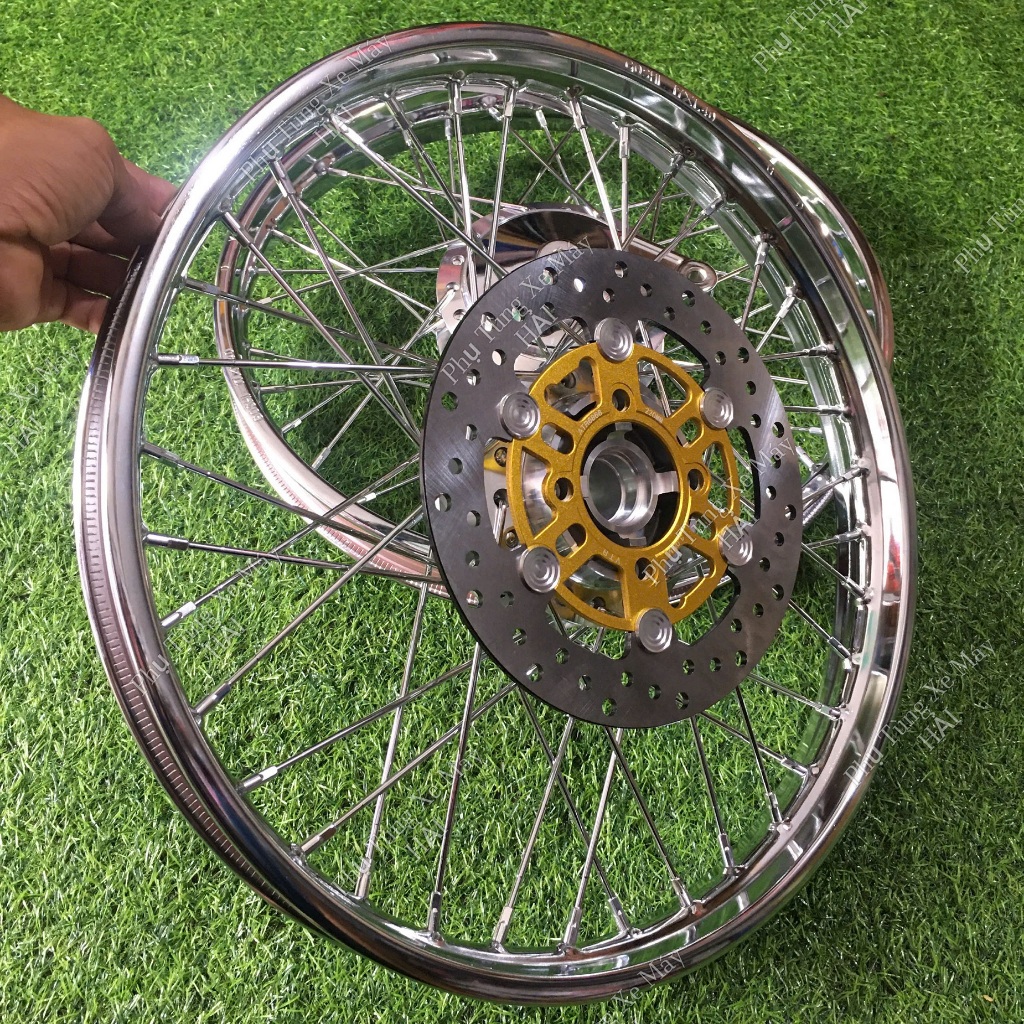 Bánh Căm Dành Cho HONDA FUTURE LED Đùm Mạ CROM Căm YAGUSO Niềng Sắt HONDA GOSHI HTH1168 MSPX 51